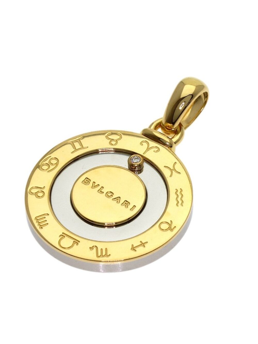 Bvlgari Horoscope Pendant 18k Yellow Gold SS